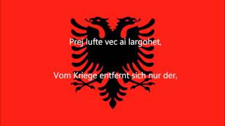 Nationalhymne Albaniens mit deutscher Übersetzung [upl. by Adey]