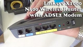 Linksys X1000 Wireless Router Unboxing and Setup [upl. by Annoved501]