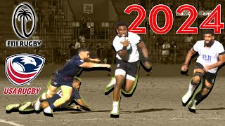 Fiji vs USA  Extended HIGHLIGHTS  Pacific Nations Cup 2024 [upl. by Eugor]