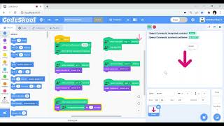 CodeSkool Speech Voice Command Recognition for Robotics in Scratch [upl. by Lladnew]