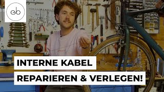 Interne Kabelführung reparieren Fahrradreparatur  endless bikes [upl. by Shatzer983]