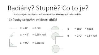 Jak na kalkulačku 3 Sin cos tan  Stupně × radiány [upl. by Ern862]