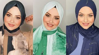 Easy Hijab Tutorial  Kolay Şal Bağlama Teknikleri Yeni Koleksiyon [upl. by Brittan]