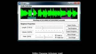 iRinger  Create iPhone ringtones for free [upl. by Ayitahs237]