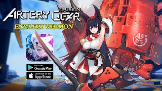 Artery Gear Fusion  English Version CBT Gameplay AndroidIOS [upl. by Hayidan]