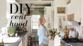 DIY Vent Hood  Step by Step Process of Our Newest Kitchen Addition [upl. by Anitnuahs114]