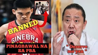 MARIANO BANNED NA SA PBA SA GINAWA NIYA REACTION NI CHUA SA NANGYARI rumors [upl. by Addia690]