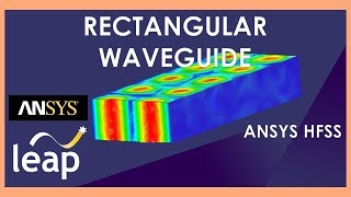 Rectangular Waveguide ANSYS HFSS [upl. by Monroy]