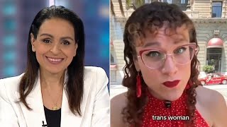 Lefties losing it Sky News host fact checks trans activist [upl. by Yssep]