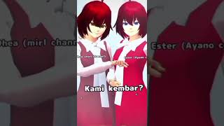 🙆‍♀️🙆‍♀️ kembar ester dan dhea mirchannel ayanocchi sakuraschoolsimulator [upl. by Balfore299]