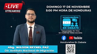 Wilson Paz en Hondureños en Debate 171124 [upl. by Otokam]