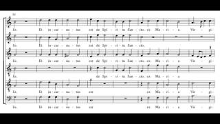 Palestrina Missa Assumpta est Maria  Credo [upl. by Ranit181]