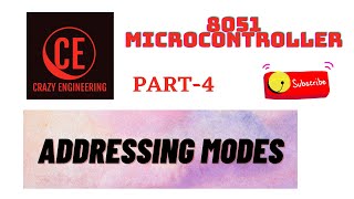 Addressing Modes of 8051 in Tamil  Part4  8051 Microcontroller  Types of Addressing Modes [upl. by Llerdnad]