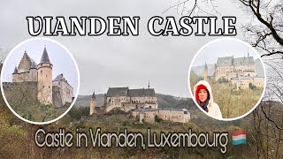 📍 Vianden Castle  Castle in Vianden Luxembourg 🇱🇺 luxembourg vianden castle share [upl. by Akinahc131]