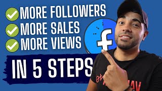 How To Promote Your Facebook Page in 5 EASY Steps [upl. by Neelyhtak87]