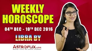 Libra  Weekly Horoscope  04th Dec  10th Dec  2016 [upl. by Emixam]