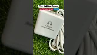 iBorn Brand 2 USB Charger mobilecharger fastcharger usbcharger iphonecharger typeccharger [upl. by Nissy]