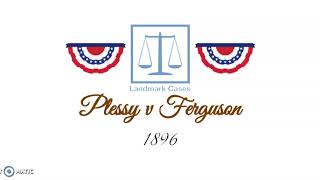 Plessy v Ferguson 1896 [upl. by Lemuela]