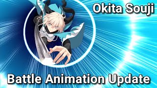 FGO NA Thanksgiving Special 2021 Okita Souji Battle Animation Update  Noble Phantasm Subtitles [upl. by Airakaz]