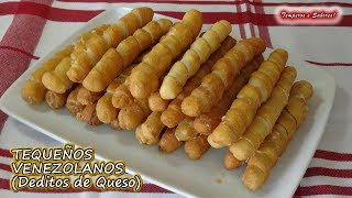 TEQUEÑOS VENEZOLANOS DEDITOS DE QUESO deliciosos [upl. by Leunas953]