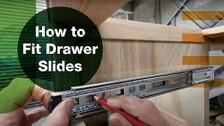 How to Fit Drawer Slides [upl. by Deina]