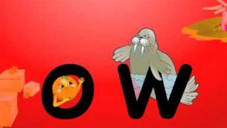 Letterland Spelling Tip ow sound [upl. by Kym]