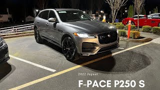 2022 Jaguar FPace P250 S Walkthrough [upl. by Admana571]