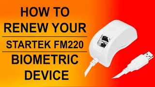 How to Renewal Startek FM220  How to Renew Finger Biometric Machine [upl. by Mariana765]