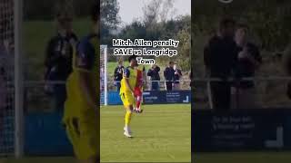 Mitch Allen penalty SAVE vs Longridge Town bury football buryfc [upl. by Anilave442]