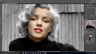 Photoshop Tutorial How to colorize black and white photos  Extended Tutorial [upl. by Dewayne]