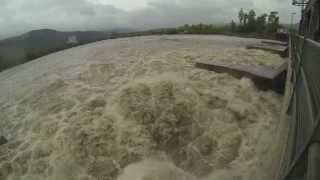 Hochwasser am Hochrhein  Dogern  Waldshut  Rhein Rhine 2013 [upl. by Doreg718]