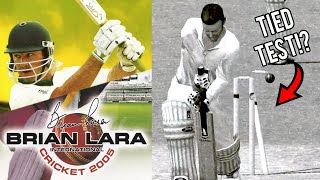 The TIED Test  Playing Scenarios on Brian Lara International Cricket 2005 [upl. by Emarej416]