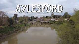 AYLESFORD KENT  Walking Tour Incl Aylesford Priory “The Friars” [upl. by Aniweta]