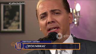 Cristian Castro cantó quotPenumbrasquot en la noche de Mirtha [upl. by Ennovart]