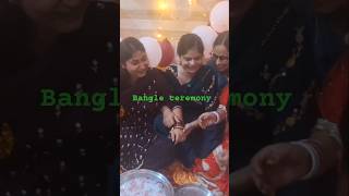 Bangle ceremony bridal bangleceremony trending punjabisong [upl. by Nnahgem]