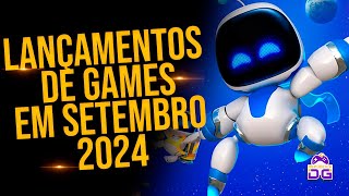 Lançamentos de Games em Setembro 2024 [upl. by Airb]