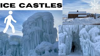 Ice Castles  Midway UT  Walking Tour  4K 2023 [upl. by Orhtej]