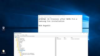 windows 10 freezes nvme pci e samsung 960 Evo STOP RUSSIAN WAR CRIMINALS [upl. by Onateag]