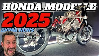 NEUE Honda Modelle 2025 eicma2024 [upl. by Belcher892]