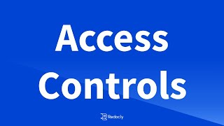 Access controls for Redocly [upl. by Atnoek]