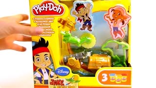 Play Doh Jake and The Neverland Pirates Treasure Creations New 2014 PlayDoh Toys [upl. by Fugate12]