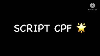 Script CPF plus simple à aborder  سهل جدا للمبتدئين [upl. by Enos]