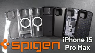 Some of the Best iPhone 15 Pro Max Cases by Spigen [upl. by Natanhoj567]