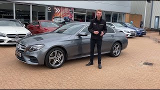 MercedesBenz E300 de  EQ Power pluginhybrid Driving Review [upl. by Mady914]