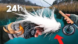 24 Hours of Fly Fishing for Northern Pike 🐊 1v1 [upl. by Brest]