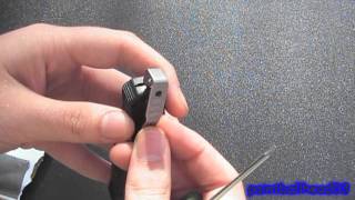 How to replace a SOG knife pocket clip [upl. by Eyk693]