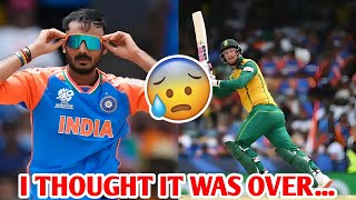 quotI thought it was overquot Axar Patel on World Cup Final 😰 India Vs South Africa T20 WC 2024 Cricket [upl. by Soracco]