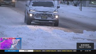 Significant Snowfall Seen In Bayville NJ [upl. by Eyanaj261]