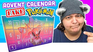 I Bought FAKE Pokemon Advent Calendar For 15 [upl. by Mathian498]