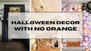 How To Decorate For Halloween If You Dont Like Orange  Home Decor 101 [upl. by Namzaj353]